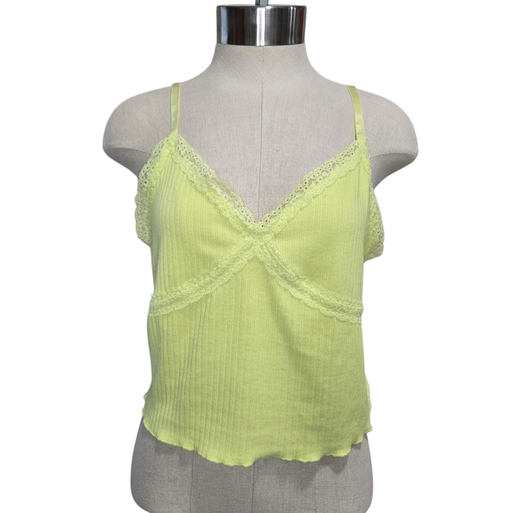 Wild Fable Lace Trim Ribbed Camisole